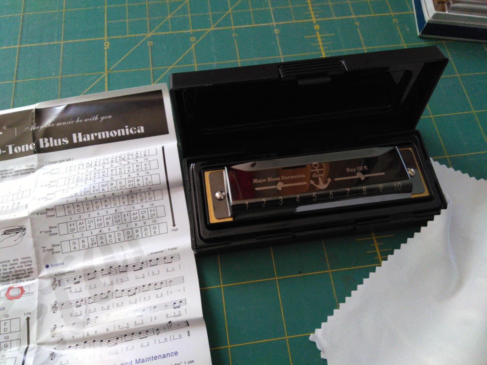 Eastar Major 7-Key Diatonic Blues Harmonica Kids C D E F G A Bb, 7-Pack Kit customer photo 1