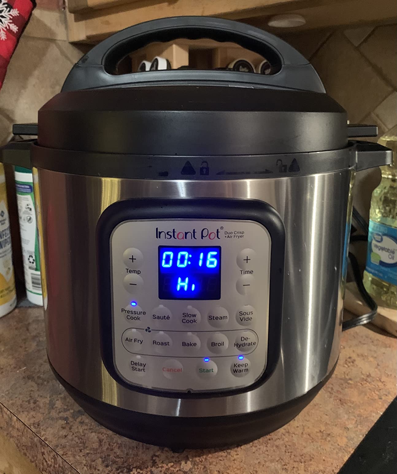 Instant Pot Duo Crisp 11-in-1 Air Fryer and Electric Pressure Cooker Combo customer photo 1