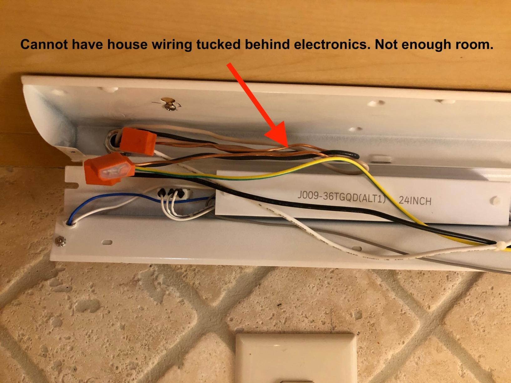UltraPro 24 Inch Hardwired Under Cabinet Light, Dimmable 908 Lumens | 3 Color Temperatures from Soft White to Cool White Lighting, Linkable Under Cabinet Lighting for Kitchen ETL Listed customer photo 2