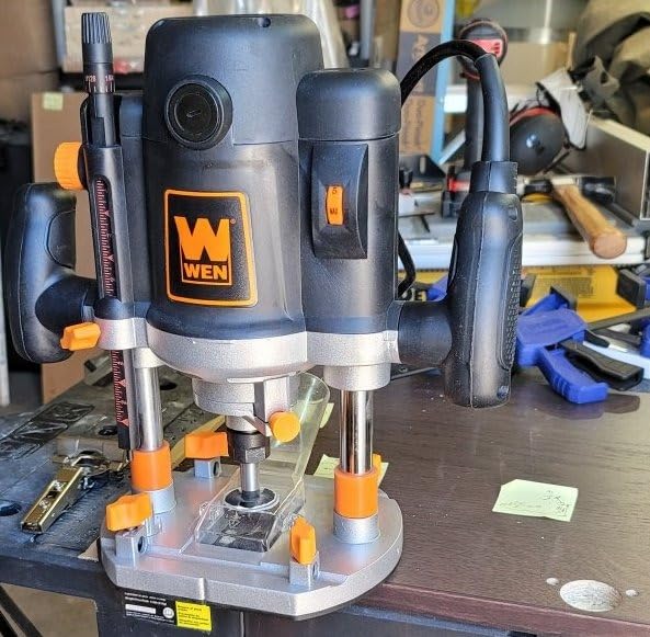WEN RT6033 15-Amp Variable Speed Plunge Woodworking Router Kit with Carrying Case & Edge Guide customer photo 2