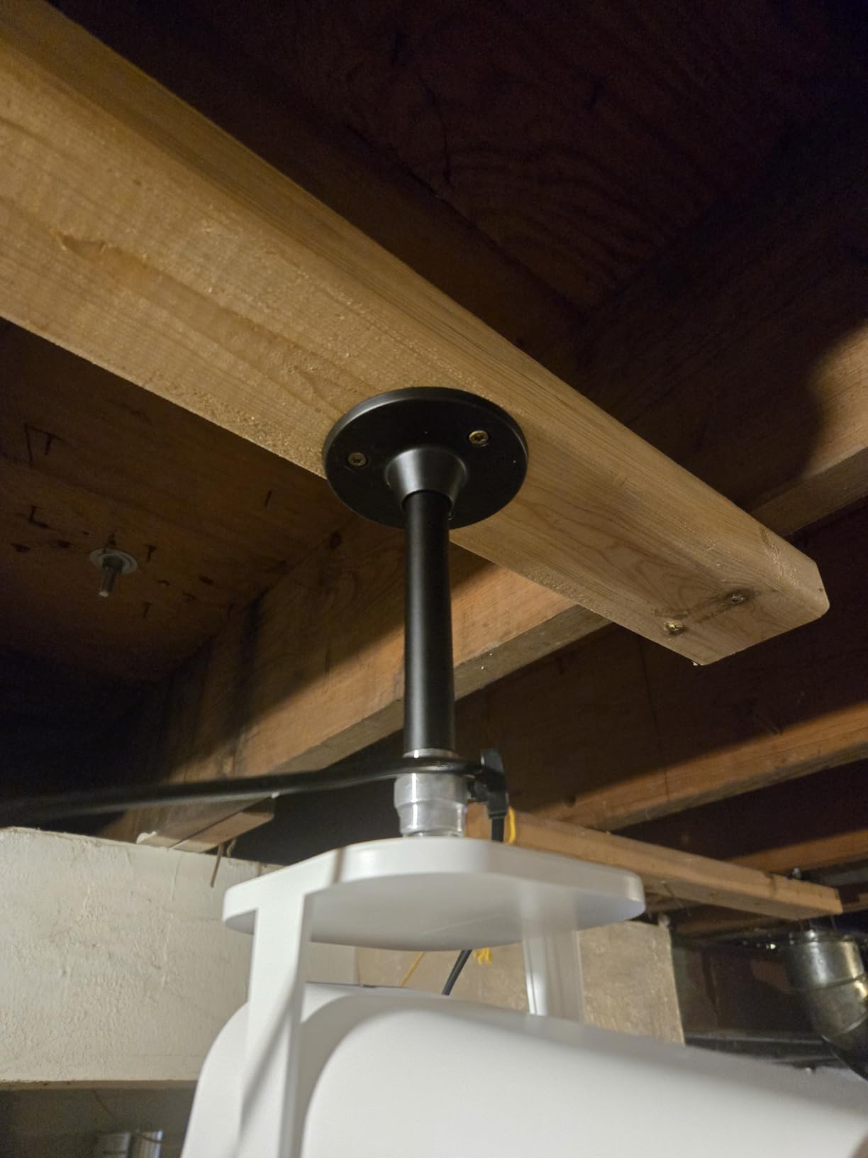 Mini Ceiling Wall Projector Mount Stand 175mm, Black, Compatible with QKK, DR.J, DBPOWER, Anker, VANKYO and Most Other Mini Projectors customer photo 1