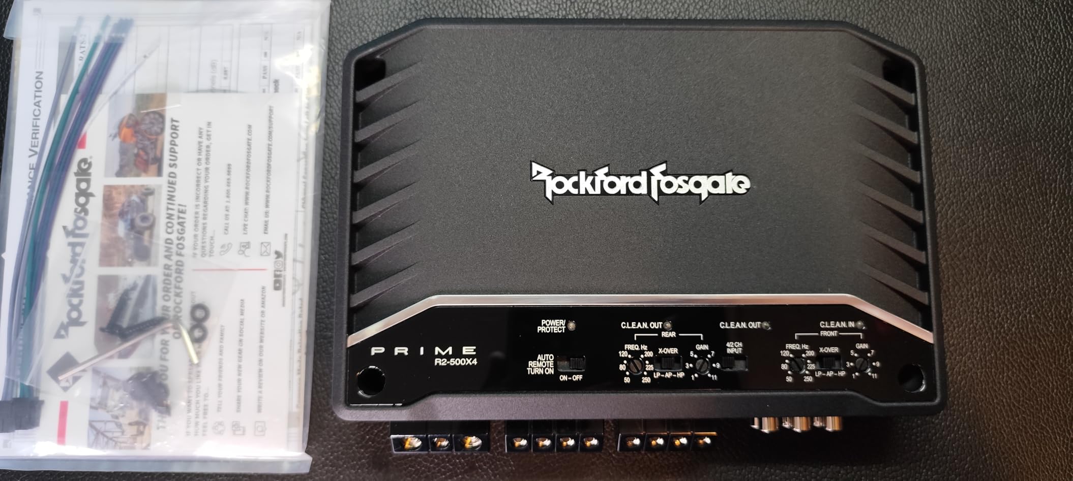 Rockford Fosgate Prime R2-500X4 500-Watt 4-Channel Amplifier | Class-D, Extremely Efficient, Reduces Demand on the Vehicles Electrical System customer photo 2