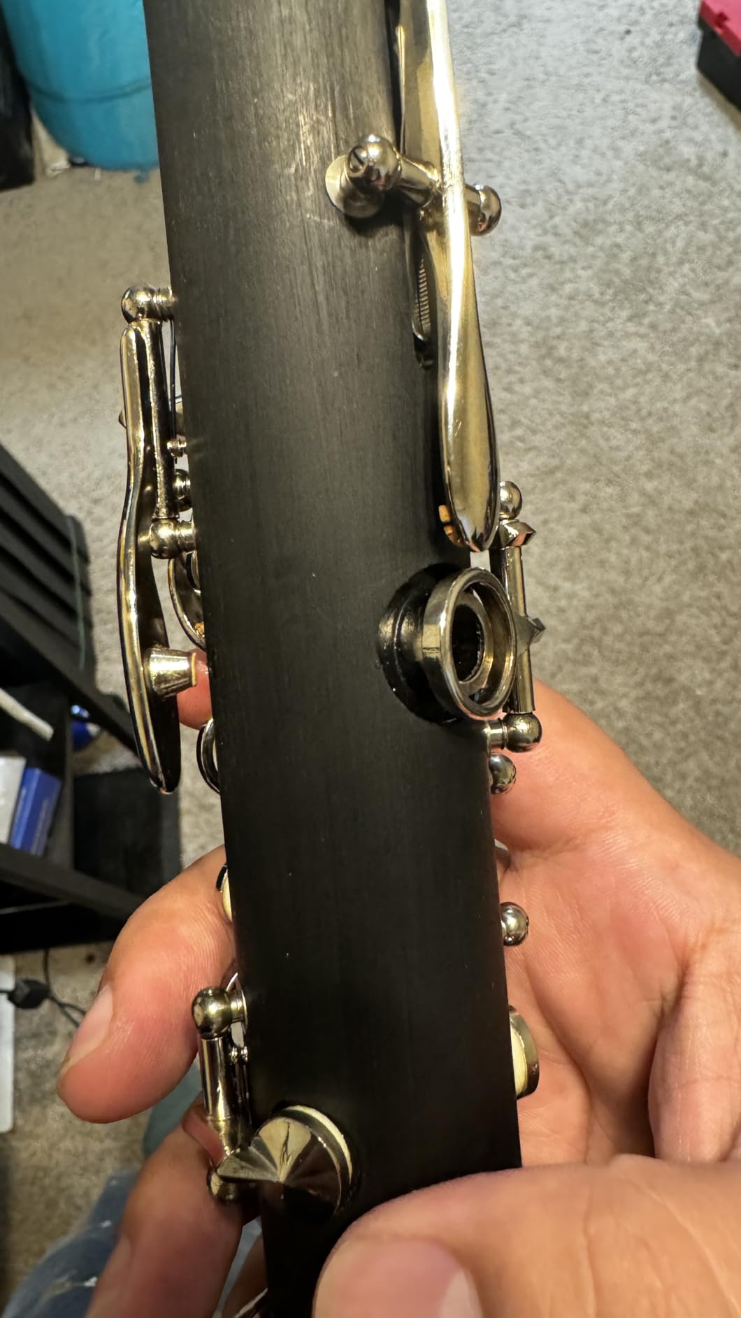 Mendini by Cecilio Ebonite Bb Clarinet Kit with 2 Barrels - Black customer photo 1
