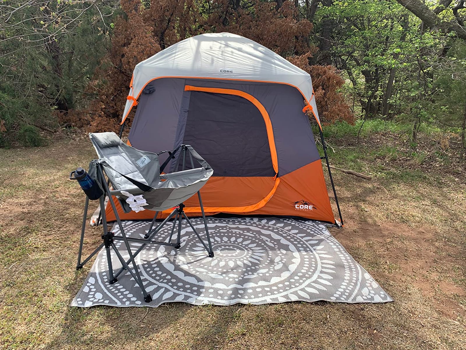 CORE Tent for Family Camping | 4 Person & 6 Person Portable Camp Tent with Carry Bag for Outdoor Car Camping | Included Gear Loft Organizer for Camp Accessories customer photo 2
