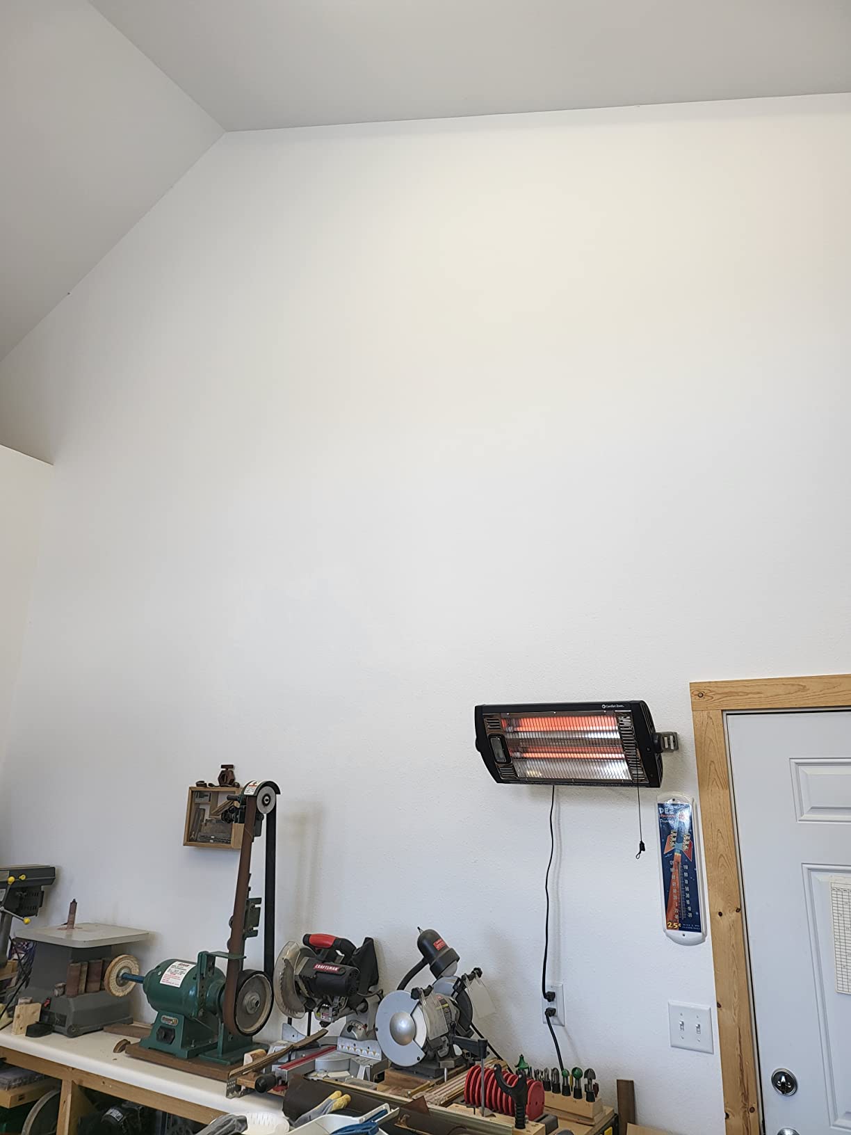 Comfort Zone Ceiling Mount Dual Quartz Heater with Halogen Light, Pull String Control customer photo 2