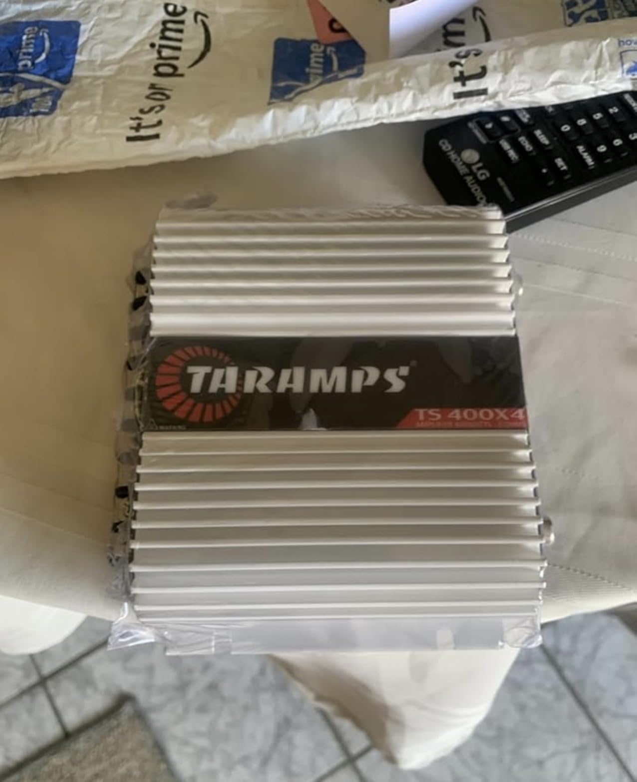 Taramps TS 400x4 400 watts RMS 4 Channels Full Range Car Audio Amplifier, 2 Bridged Channels, RCA Input Class D, Output Power, Multichannel Amplifier System, Small - TS400X4 customer photo 2