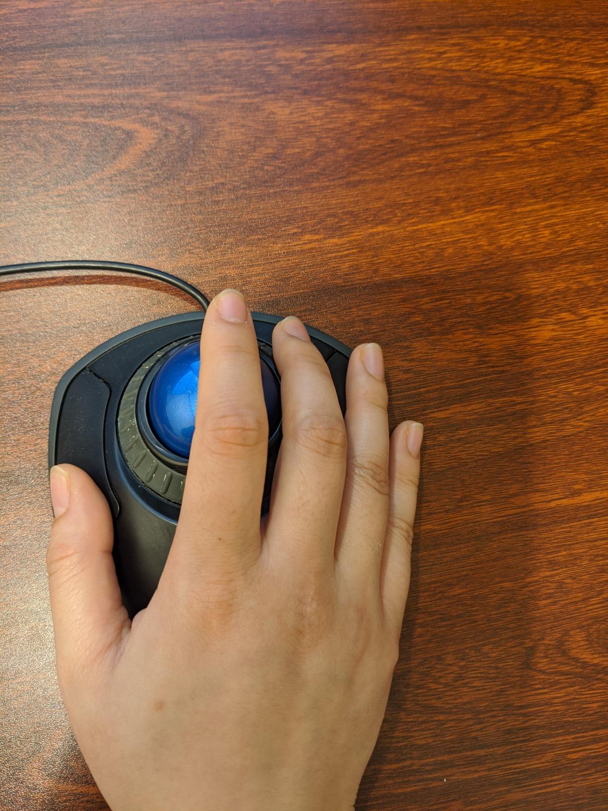 Kensington Orbit Trackball Mouse with Scroll Ring (K75327WW), Black-Grey customer photo 2