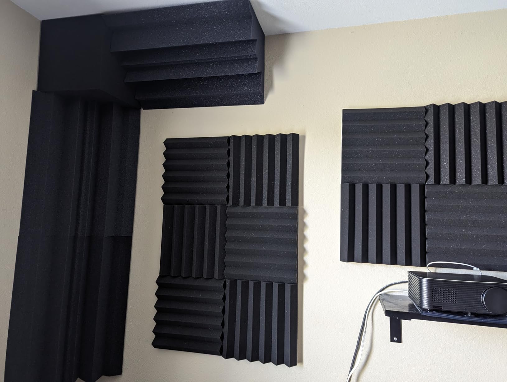 Color Acoustic Foam Bass Traps, Bulk 24