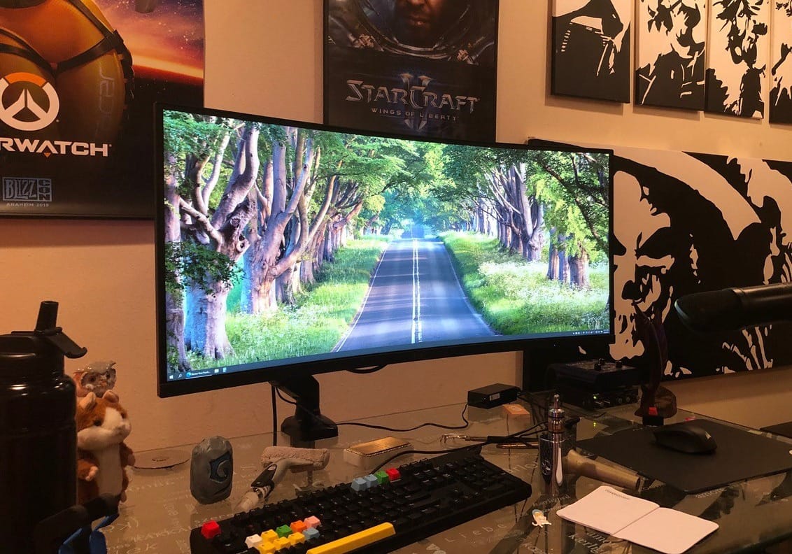 MOUNTUP Single Monitor Desk Mount Holds Screen up to 32 inch, Height Adjustable Monitor Arm, Full Motion Computer Monitors Stand with Clamp/Grommet Base, VESA Mounts Fit 4.4-17.6lbs Computer, Black customer photo 2