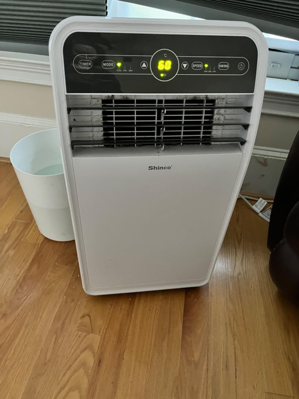 Shinco 12,000 BTU (7,500 BTU SACC) Portable Air Conditioner, Portable AC Unit with Built-in Cool, Dehumidifier&Fan Modes for Room up to 450 sq.ft, with Remote Control, 24 Hour Timer, Installation Kit customer photo 1