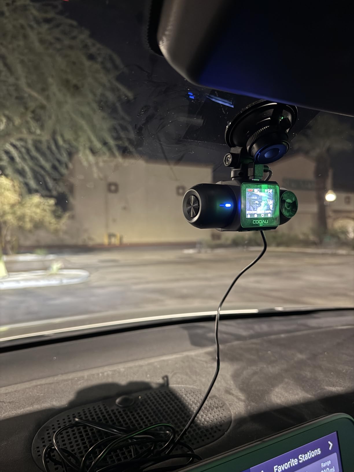 COOAU D30S 4K Dash Cam with GPS Wi-Fi, Front and Inside Dual 2.5K 1080P, Uber Car Camera with Infrared Night Vision, Supercapacitor, 4 IR LEDs, G-Sensor, Parking Mode, Loop Recording customer photo 2