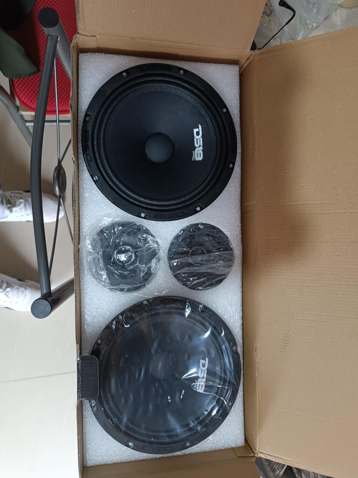 DS18 PRO-GM6.4PK Mid and High Complete Package - Includes 2X Midrange Loudspeaker 6