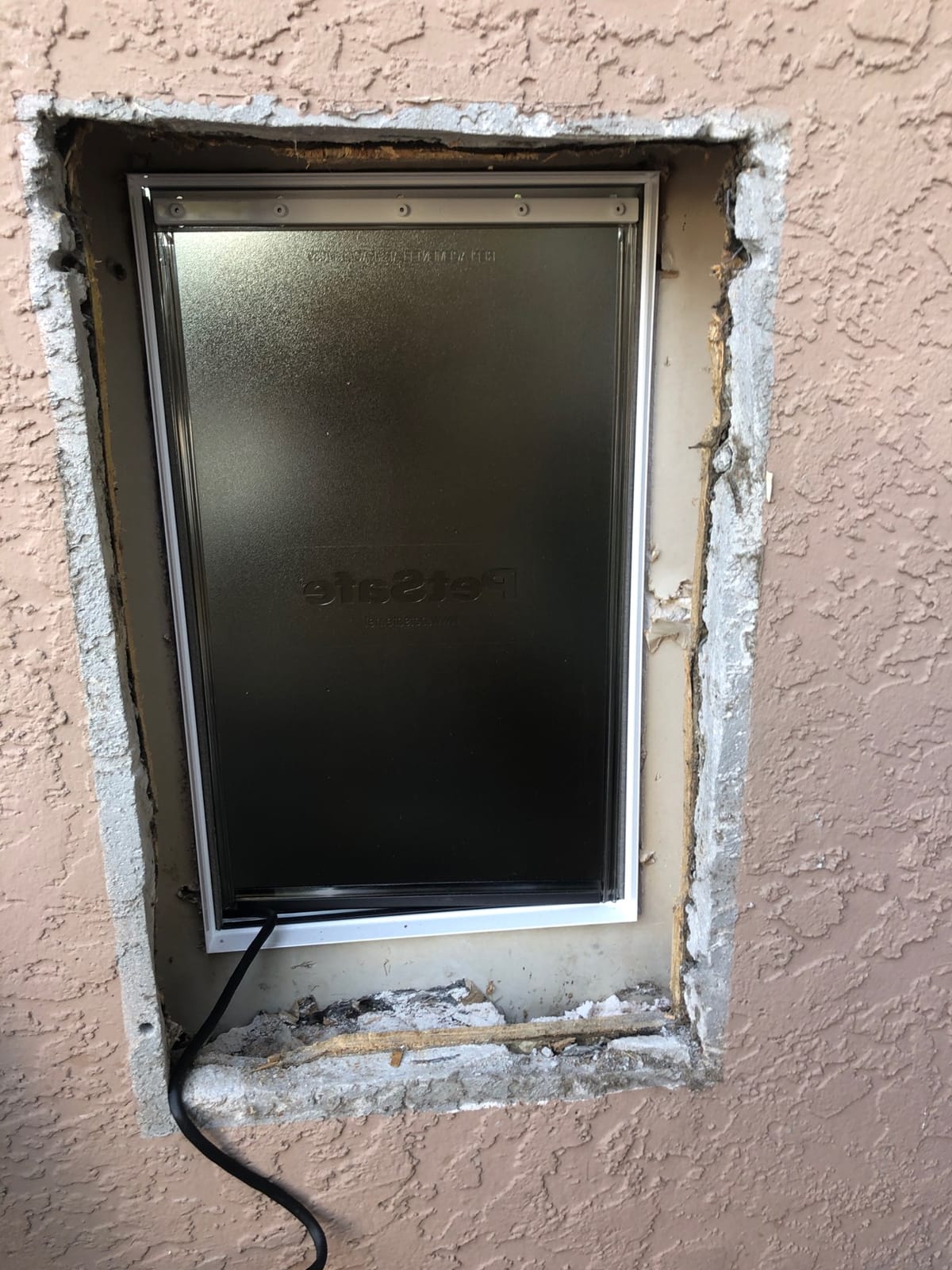 PetSafe Extreme Weather Aluminum Dog Door, 3-Flap Insulated, Large | Energy-Efficient, Blocks 3x More Thermal Loss, Reinforced Aluminum Frame, Magnetic Seal on Flap customer photo 2