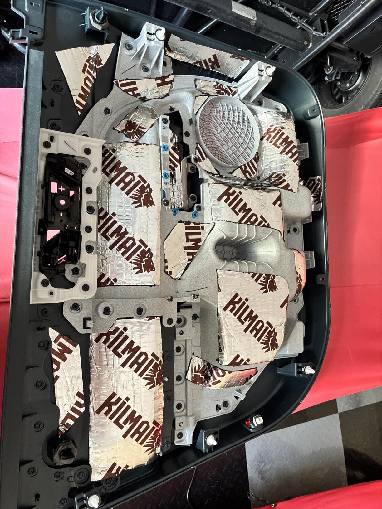 KILMAT 80 mil 18 sqft Car Sound Deadening Mat, Butyl Automotive Sound Deadener, Audio Noise Insulation and dampening customer photo 2