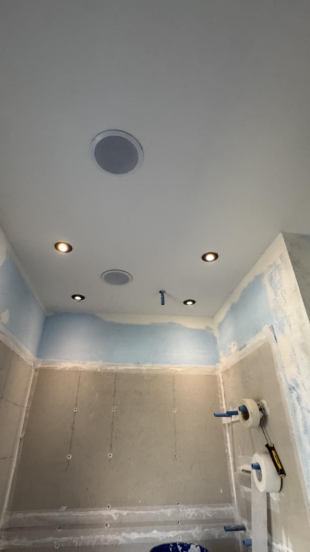 Herdio 5.25 Inch Bluetooth Ceiling Speakers Home Recessed Speaker System 300 Watts Suitable for Humid, Kitchen, Bedroom, Bathroom, Covered Patio (A Pair) customer photo 1