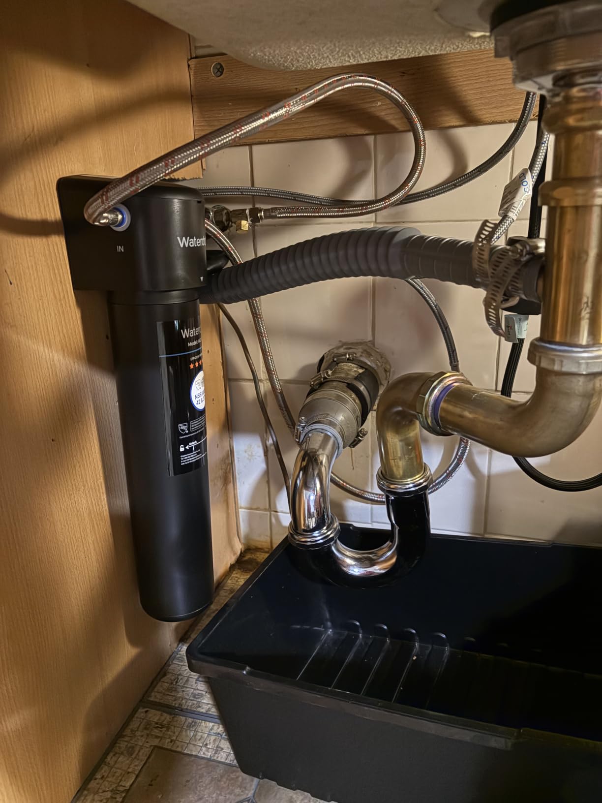 Waterdrop 15UA Under Sink Water Filter System, 19000 Gallons, 2 Years | Reduces Lead, Chlorine, Bad Taste & Odor, Under Counter Water Filter Connects Directly to Your Faucet, NSF/ANSI 42 Certified customer photo 2