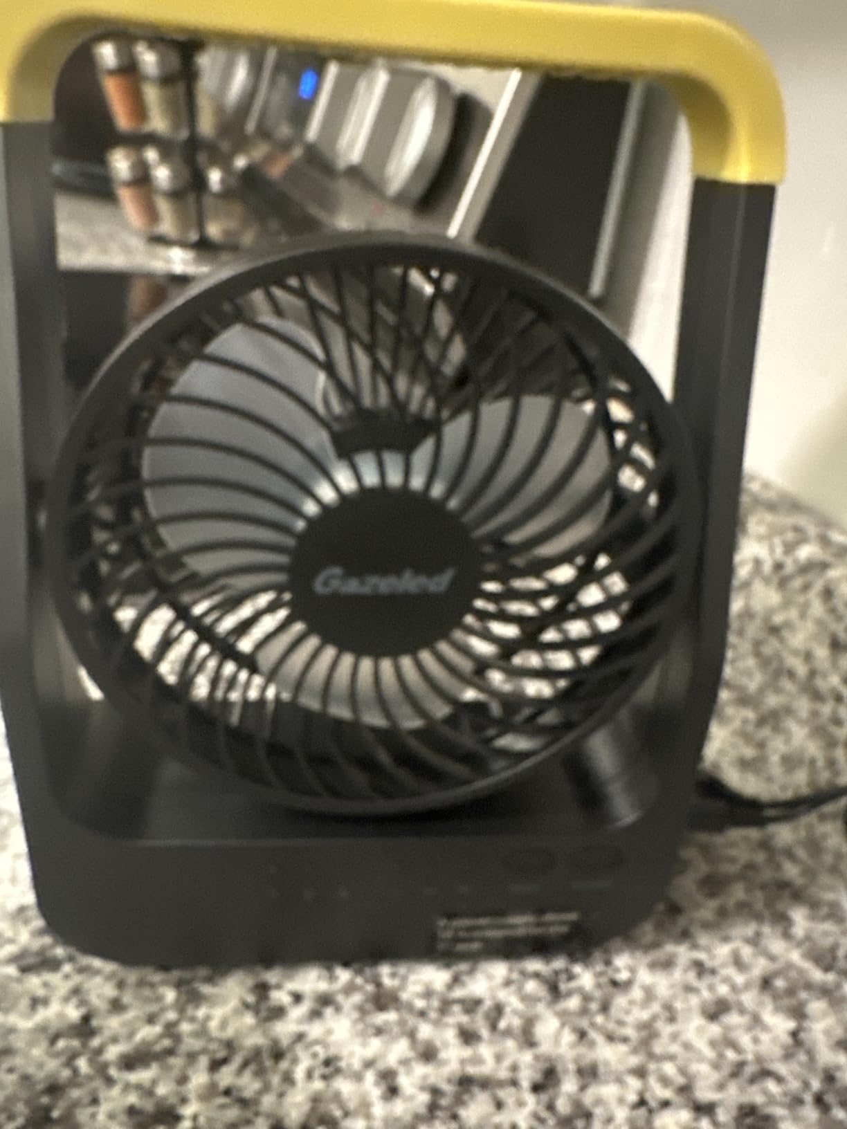 Gazeled Battery Operated Fan, Camping Fan Battery Powered, Super Long Lasting, 5'' Portable D-Cell Battery Powered Desk Fan with Timer, 3 Speeds, Quiet, 180 Rotation, for Office,Bedroom,Outdoor, F24 customer photo 2