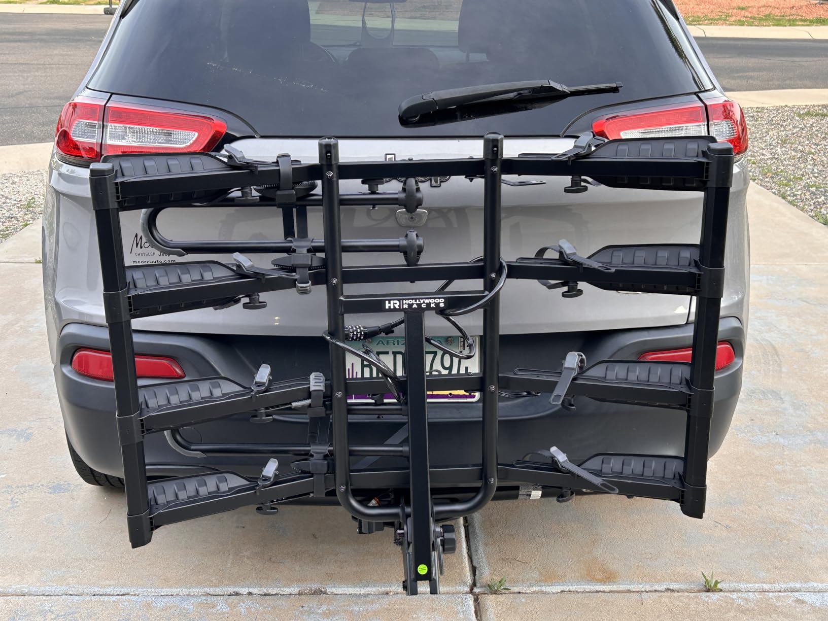 Hollywood Racks Destination 2 Hitch Bike Rack, Platform Style Bike Carrier for Car, SUV, or Truck customer photo 1