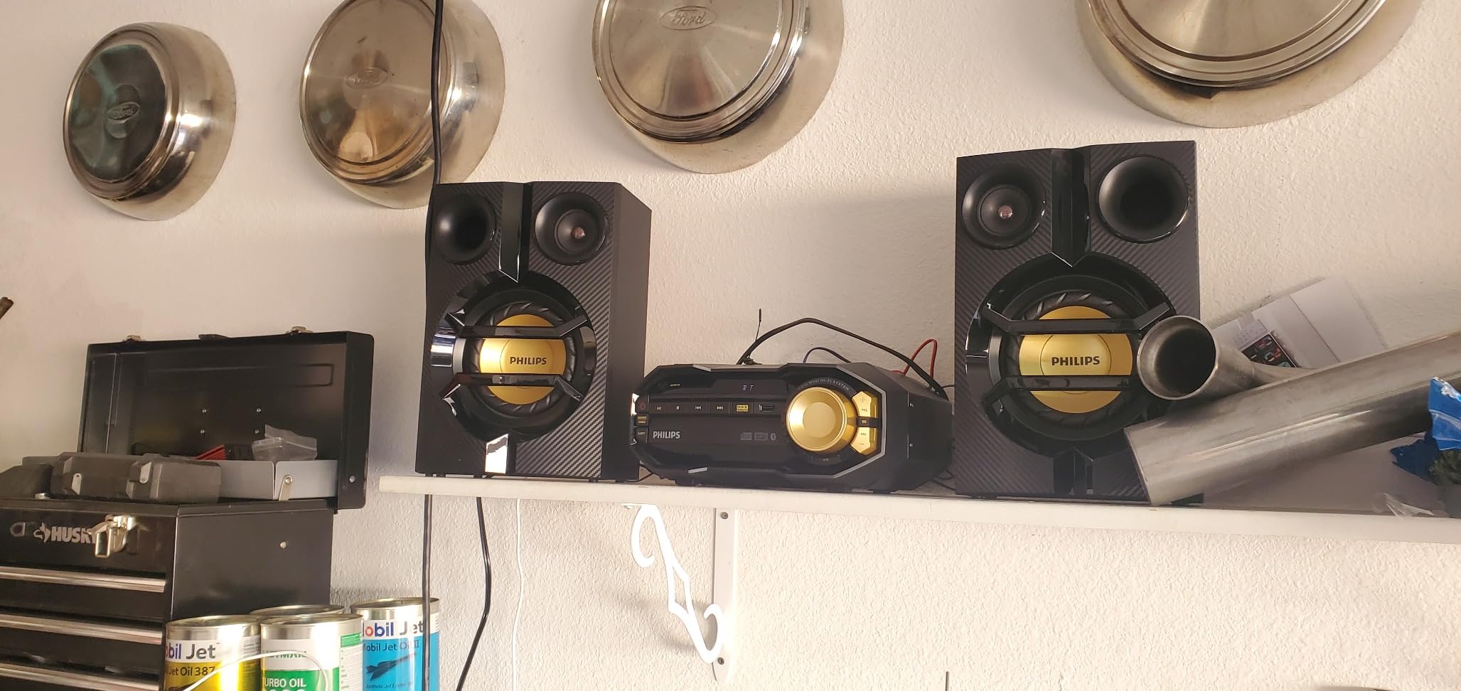 PHILIPS FX10 Bluetooth Stereo System for Home with CD Player, MP3, USB, FM Radio, Bass Reflex Speaker, 230 W, Remote Control Included customer photo 1