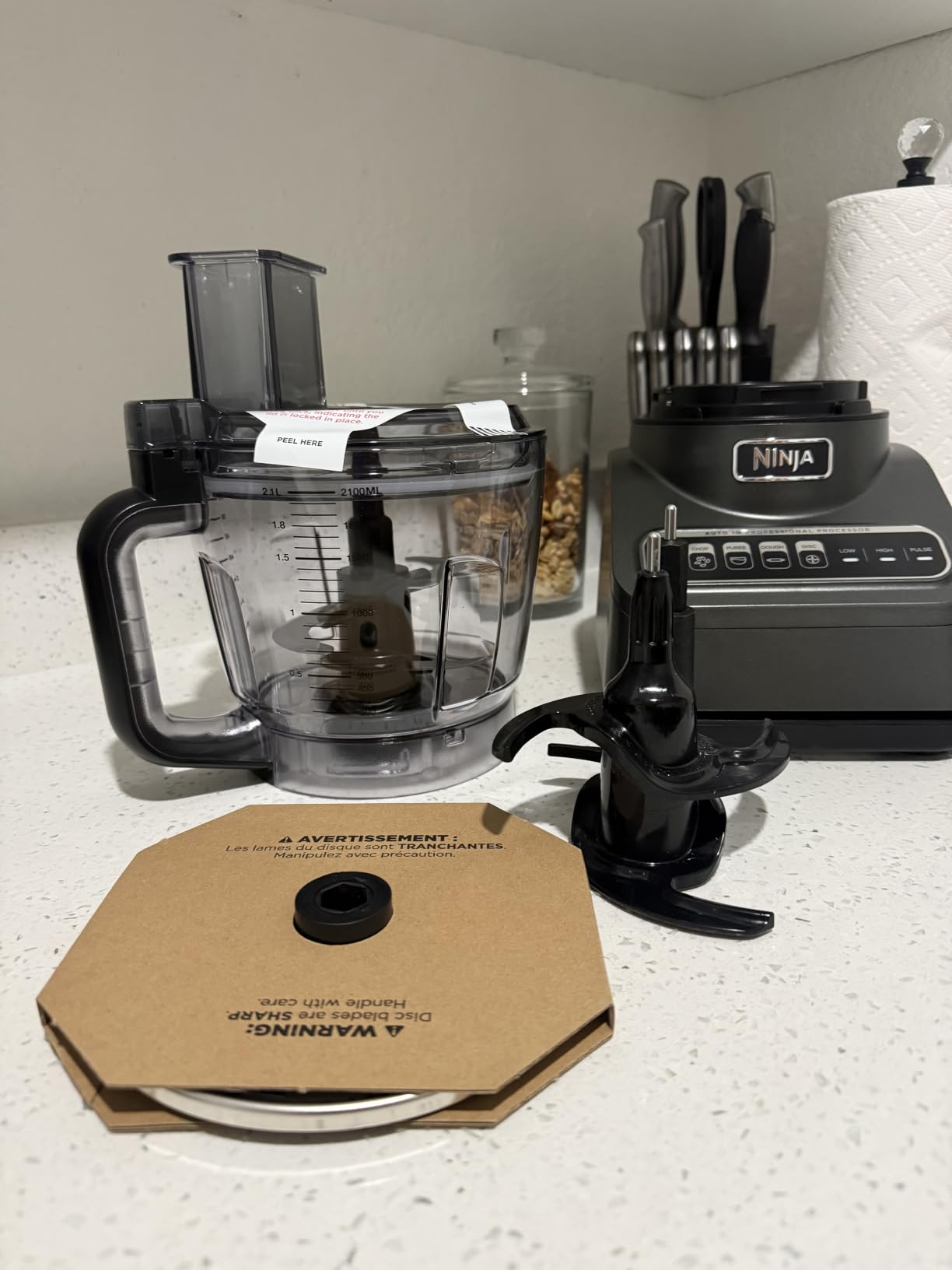 Ninja Professional Plus Food Processor, 1000PW, 9-Cup, Grey, BN601 customer photo 2