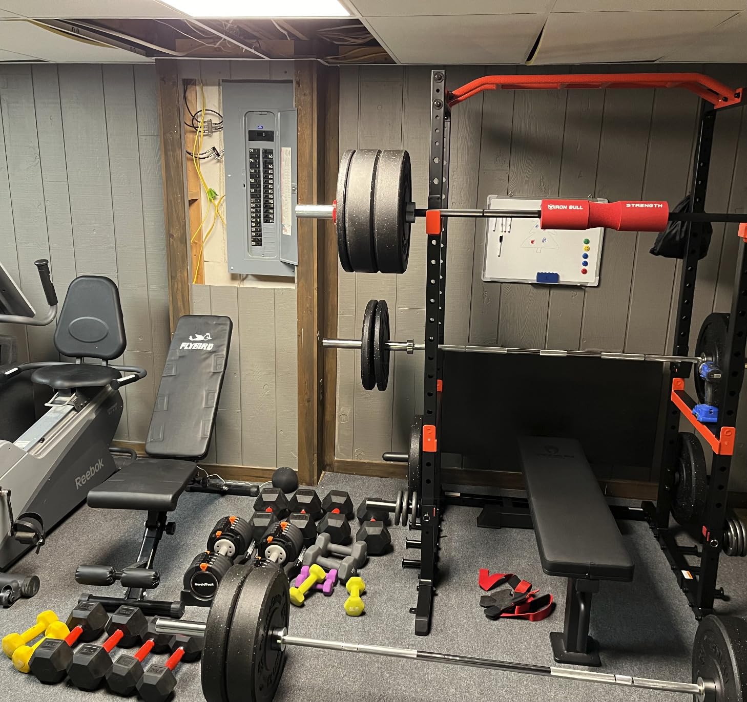 Sunny Health & Fitness Full Size Power Cage for Home Gym Training customer photo 1