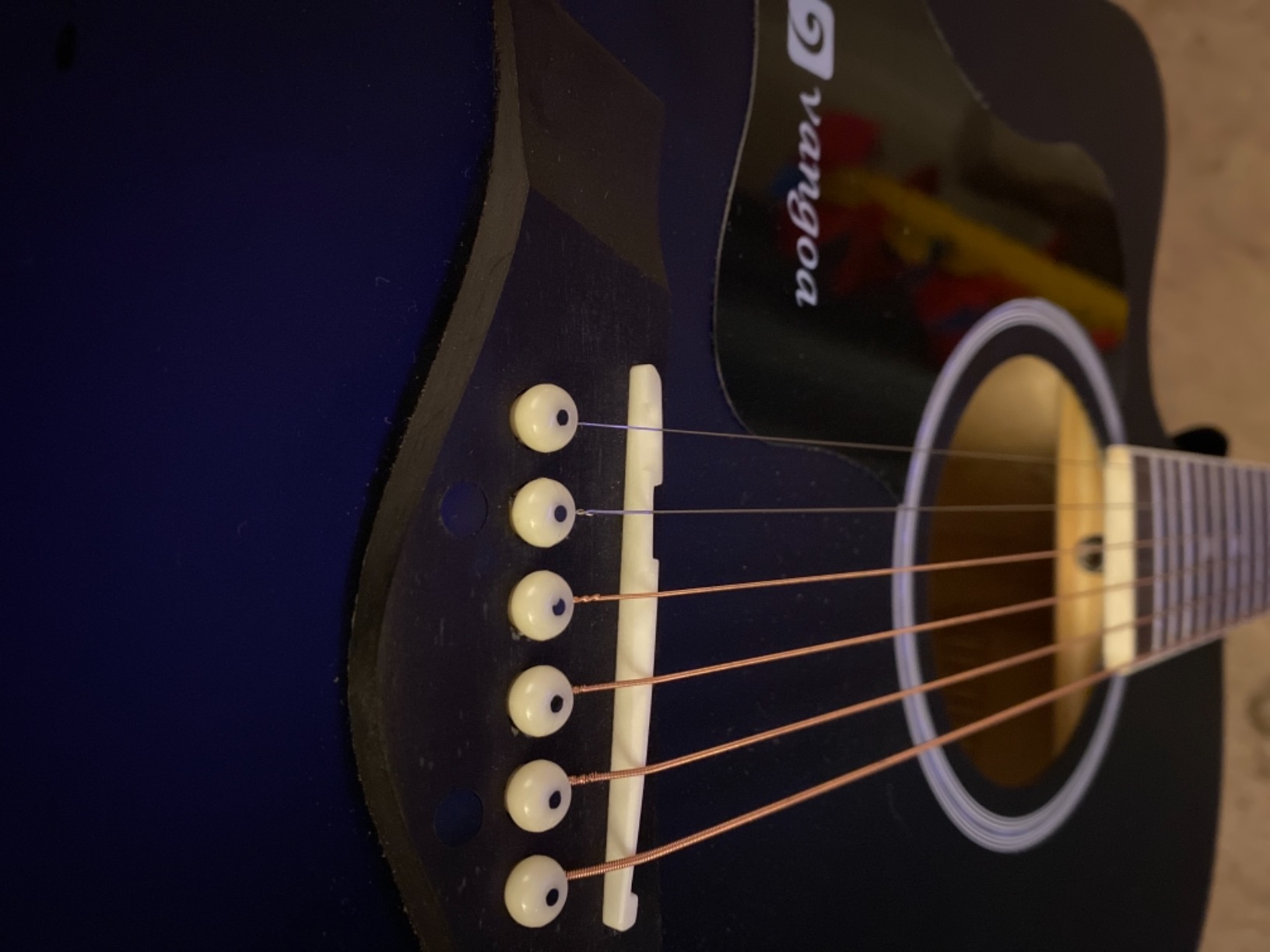 Vangoa Left Handed Guitar, Full Size Cutaway Left Handed Acoustic Guitar Kit, Black customer photo 1