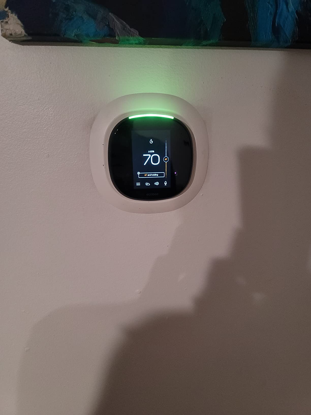 ecobee4 Smart Thermostat with Built-in Alexa, Room Sensor Included customer photo 2