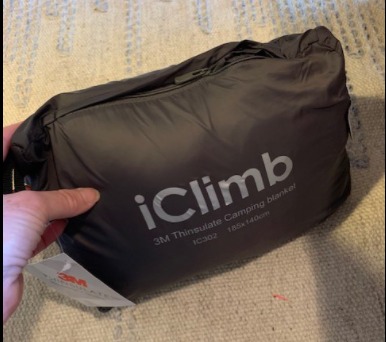 iClimb 3M Thinsulate Insulation Warm Camping Blanket Ultralight Compact customer photo 1