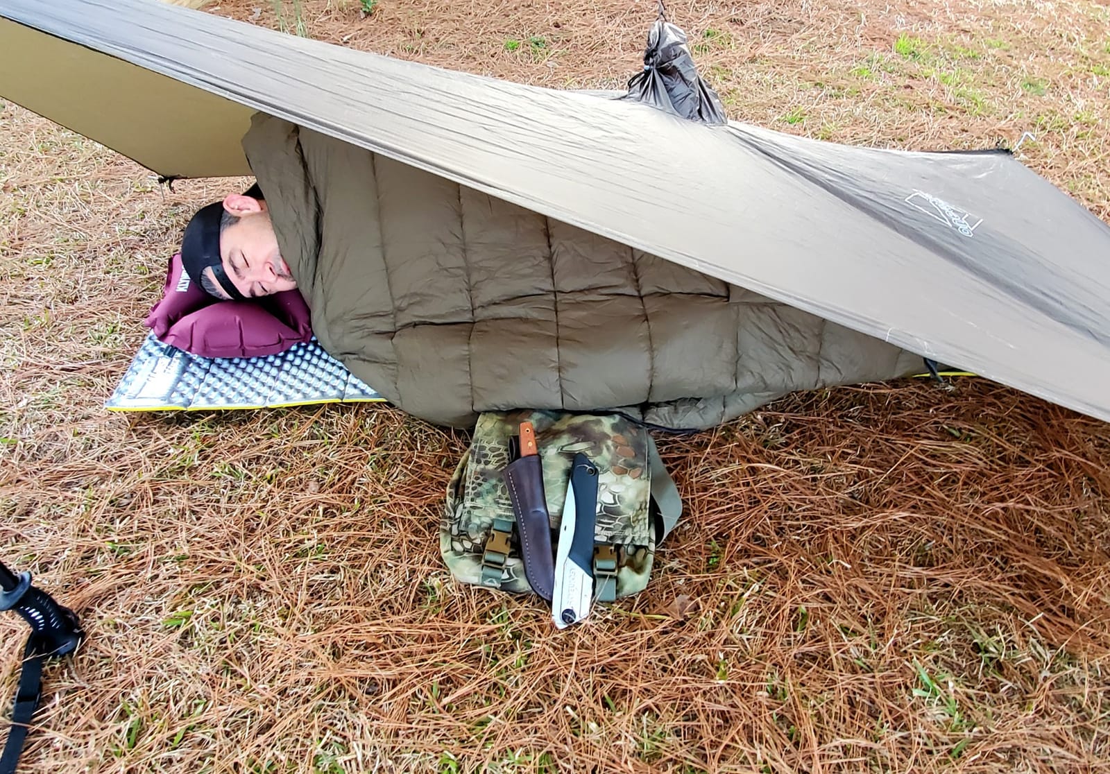 Onewind Hammock Top Quilt with Footbox, Lightweight and Portable Sleeping Quilt Camping Sleeping Bag for Backpacking and Hiking customer photo 1