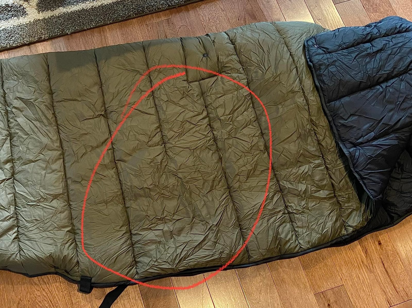 Onewind Hammock Top Quilt with Footbox, Lightweight and Portable Sleeping Quilt Camping Sleeping Bag for Backpacking and Hiking customer photo 2