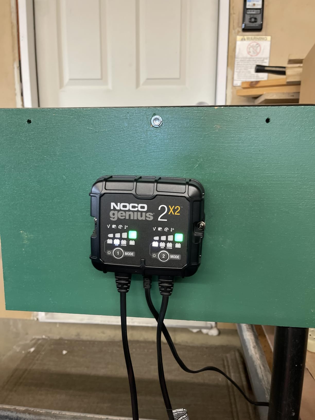 NOCO GENIUS2X2 6/12V 2-Bank Battery Charger, Trickle Charger & Maintainer | Charges 2 Batteries at Once, Overcharge Protection, Desulfator, Temperature Compensation, Force Mode, For Lead-Acid & Lithium customer photo 2