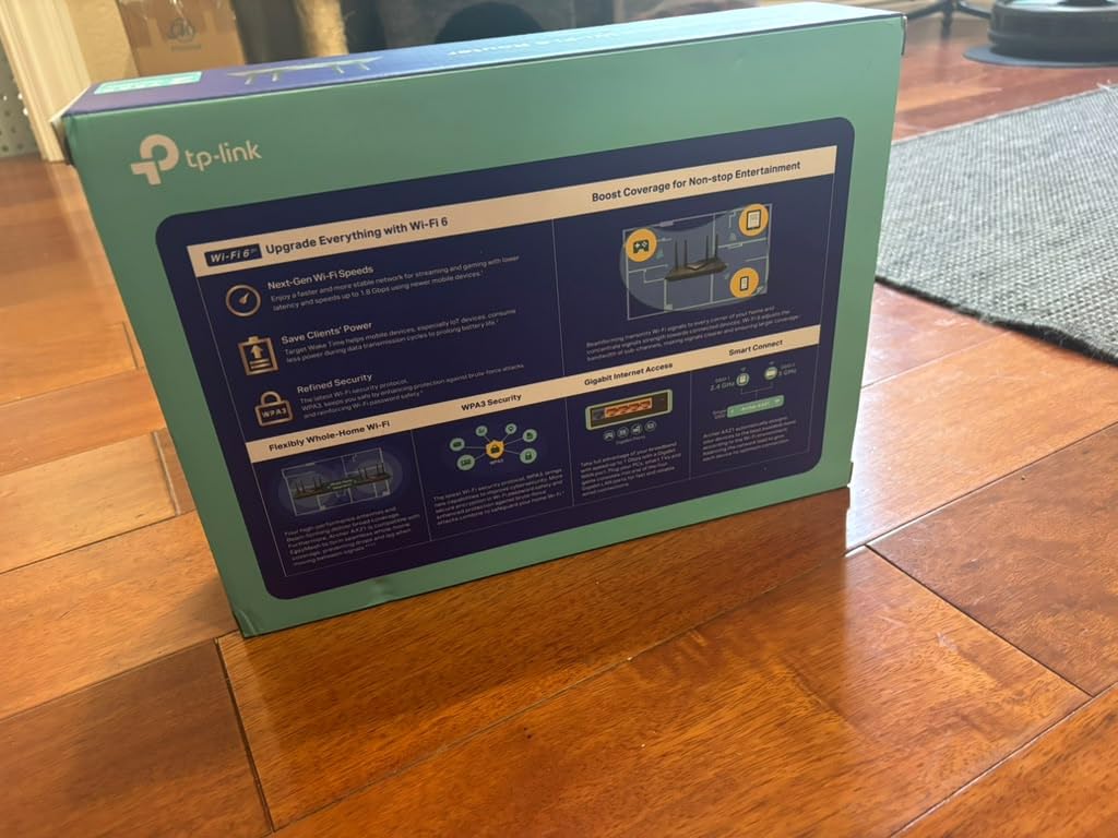 TP-Link AX1800 WiFi 6 Router (Archer AX21 V5) | Dual Band Wireless Internet, Gigabit, Easy Mesh, Works with Alexa - A Certified for Humans Device customer photo 2