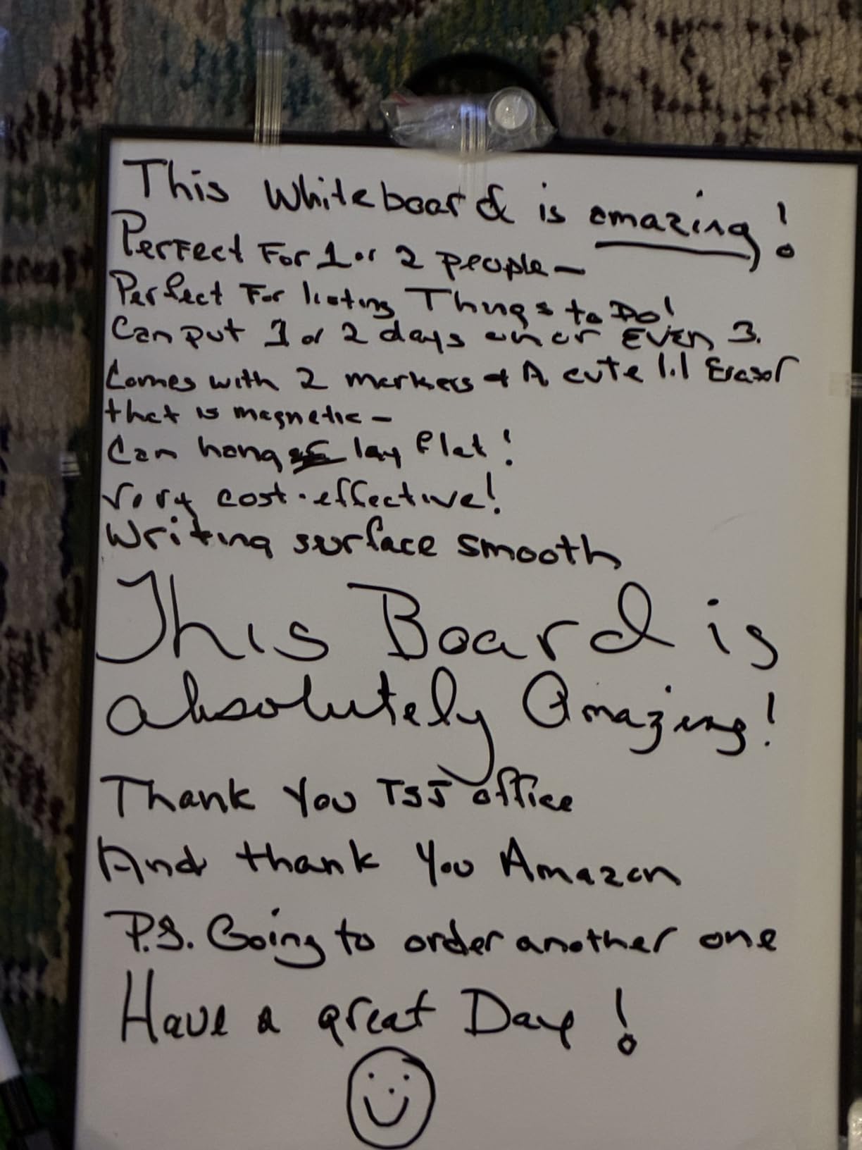 TSJ OFFICE Small White Board - 16