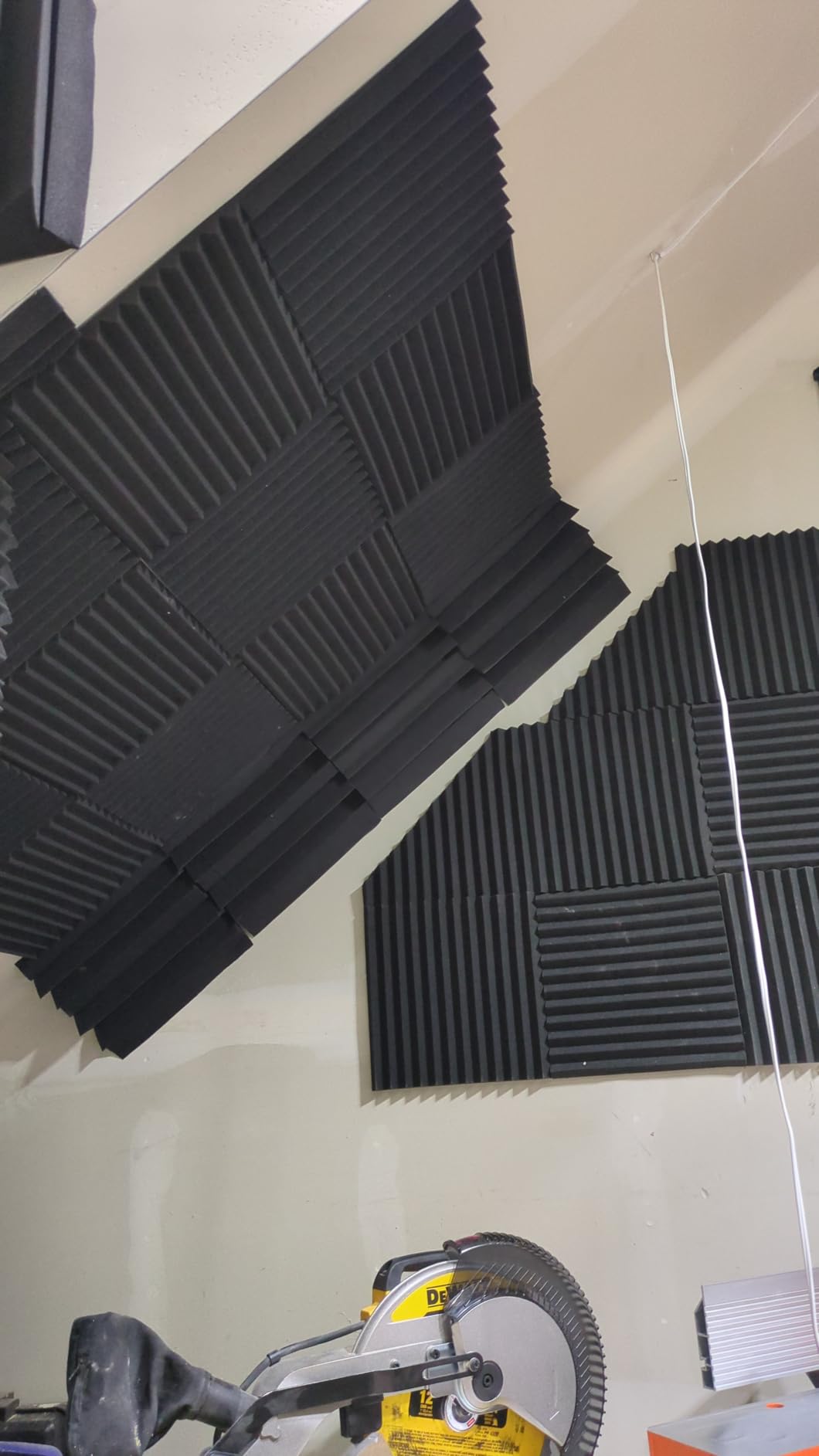 8 Pack - Bass Traps Acoustic Foam Corner, 8''x8''x12'' Black Bass Traps Corner Studio Foam, High Density and Fire-Proof Acoustic Panels Recording Studio Acoustical Treatments customer photo 1