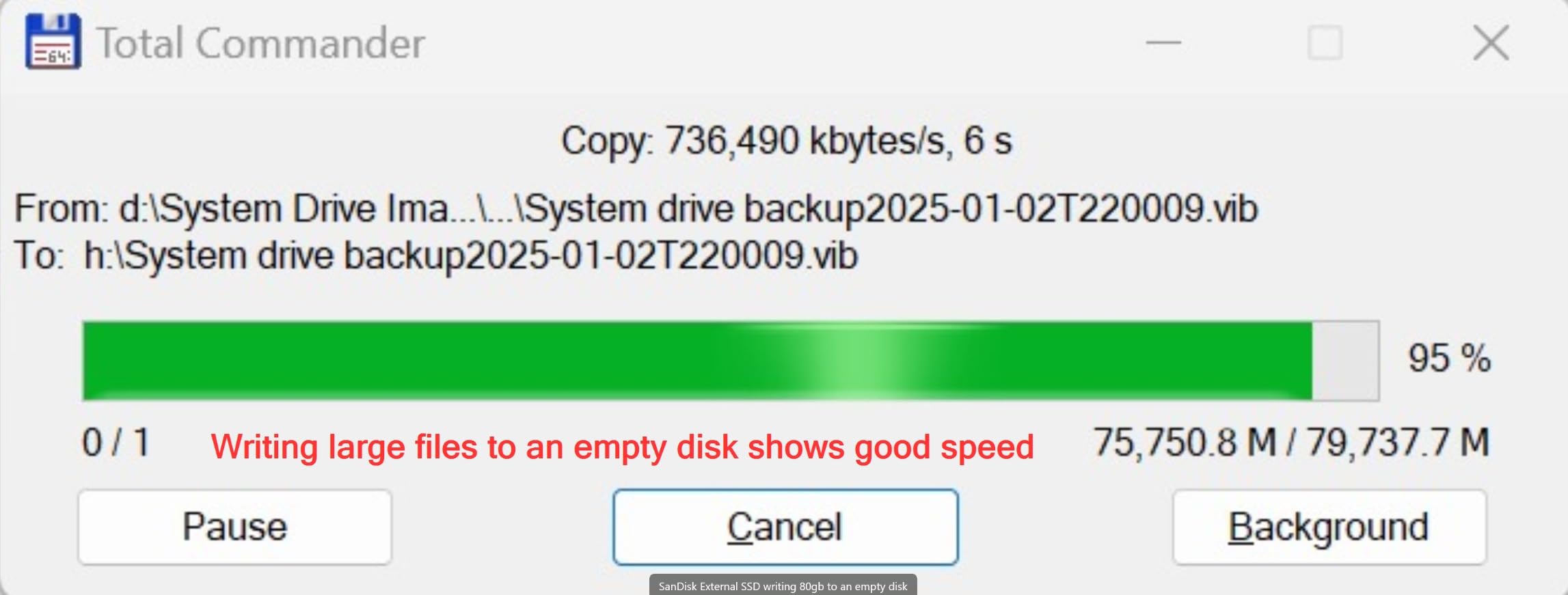 SANDISK 2TB Extreme Portable SSD (Old Model) - Up to 1050MB/s, USB-C, USB 3.2 Gen 2, IP65 Water and Dust Resistance, Updated Firmware - External Solid State Drive - SDSSDE61-2T00-G25 customer photo 2