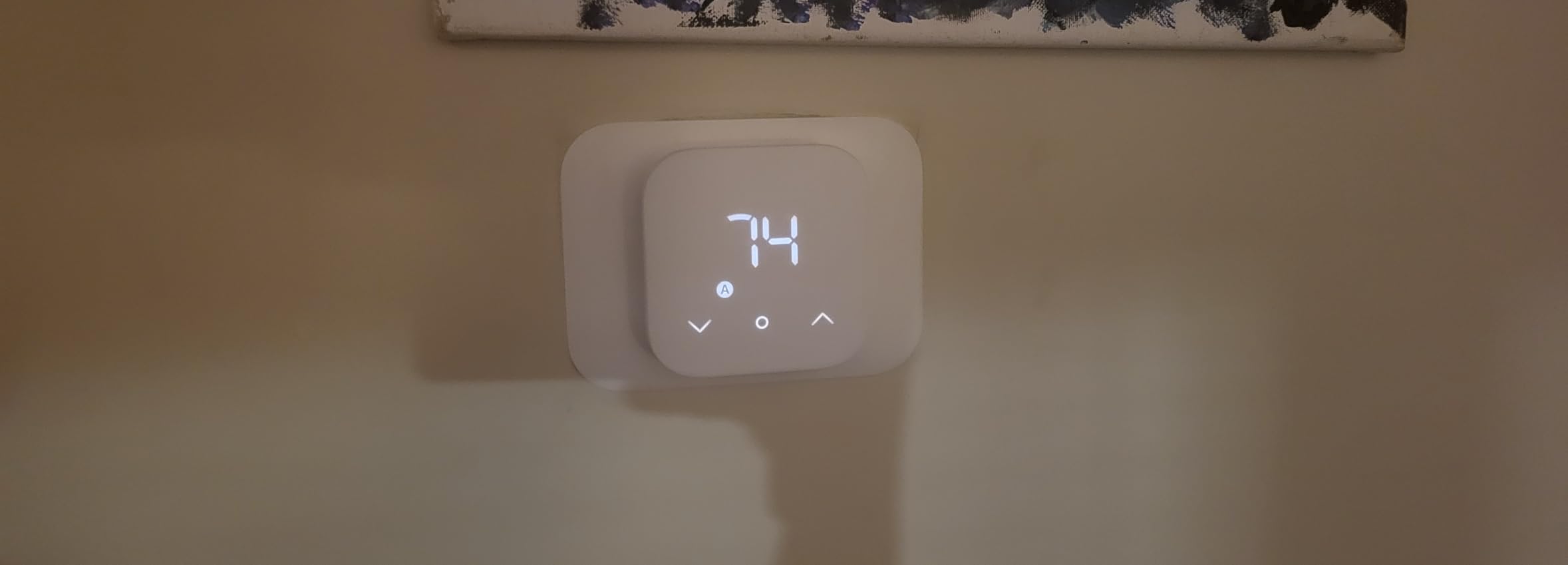 Amazon Smart Thermostat, Save money and energy, Works with Alexa and Ring, C-wire required customer photo 1