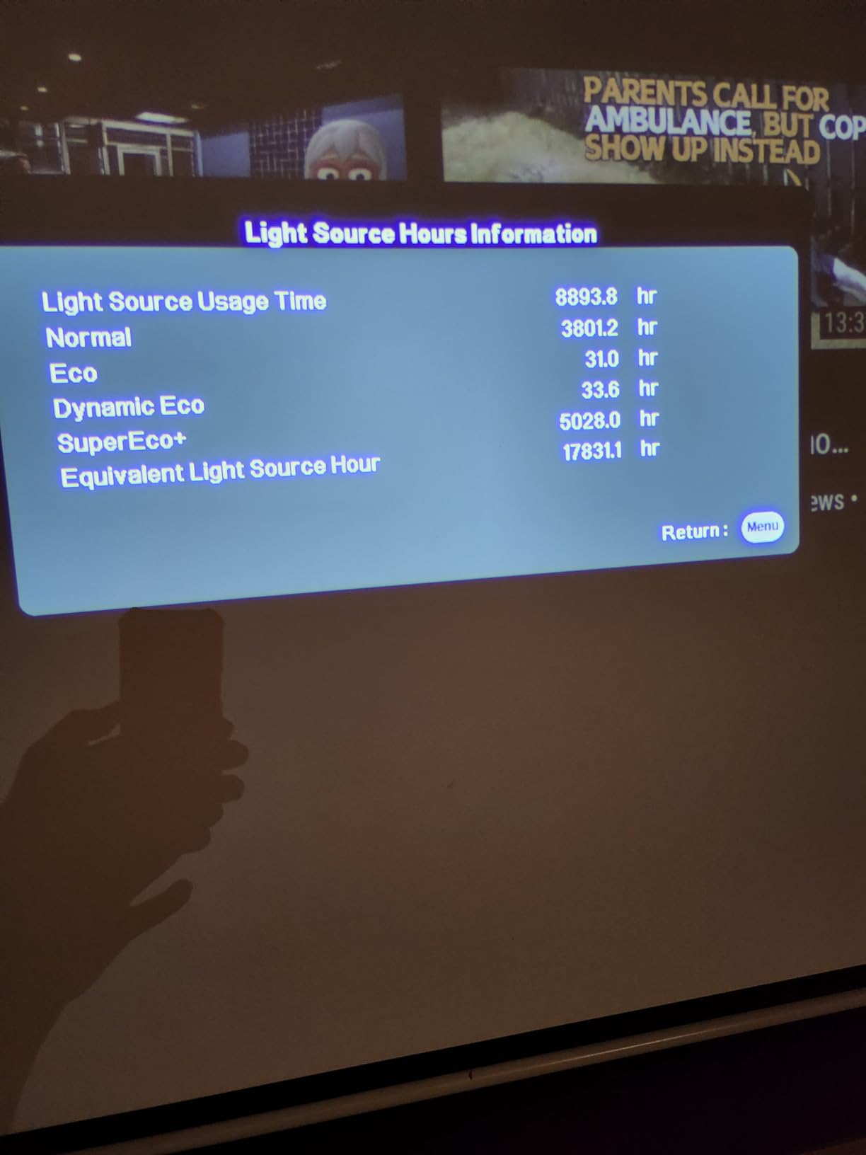 ViewSonic PX701-4K UHD Projector, 3200 Lumens, 240Hz HDR, Auto Keystone DLP, Home Theater Gaming Projector, 300-Inch Screen, 4.2ms Input Lag, Optical Zoom customer photo 1