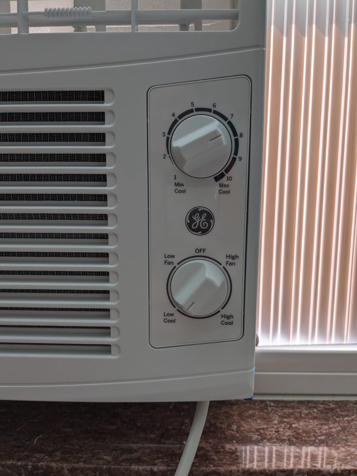 GE Window Air Conditioner Unit, 5,000 BTU for Small Rooms up to 150 sq ft. with Manual Adjustable Fan and Cooling Settings, Perfect for Small Bedroom or Living Room, Easy Install Kit Included, White customer photo 2