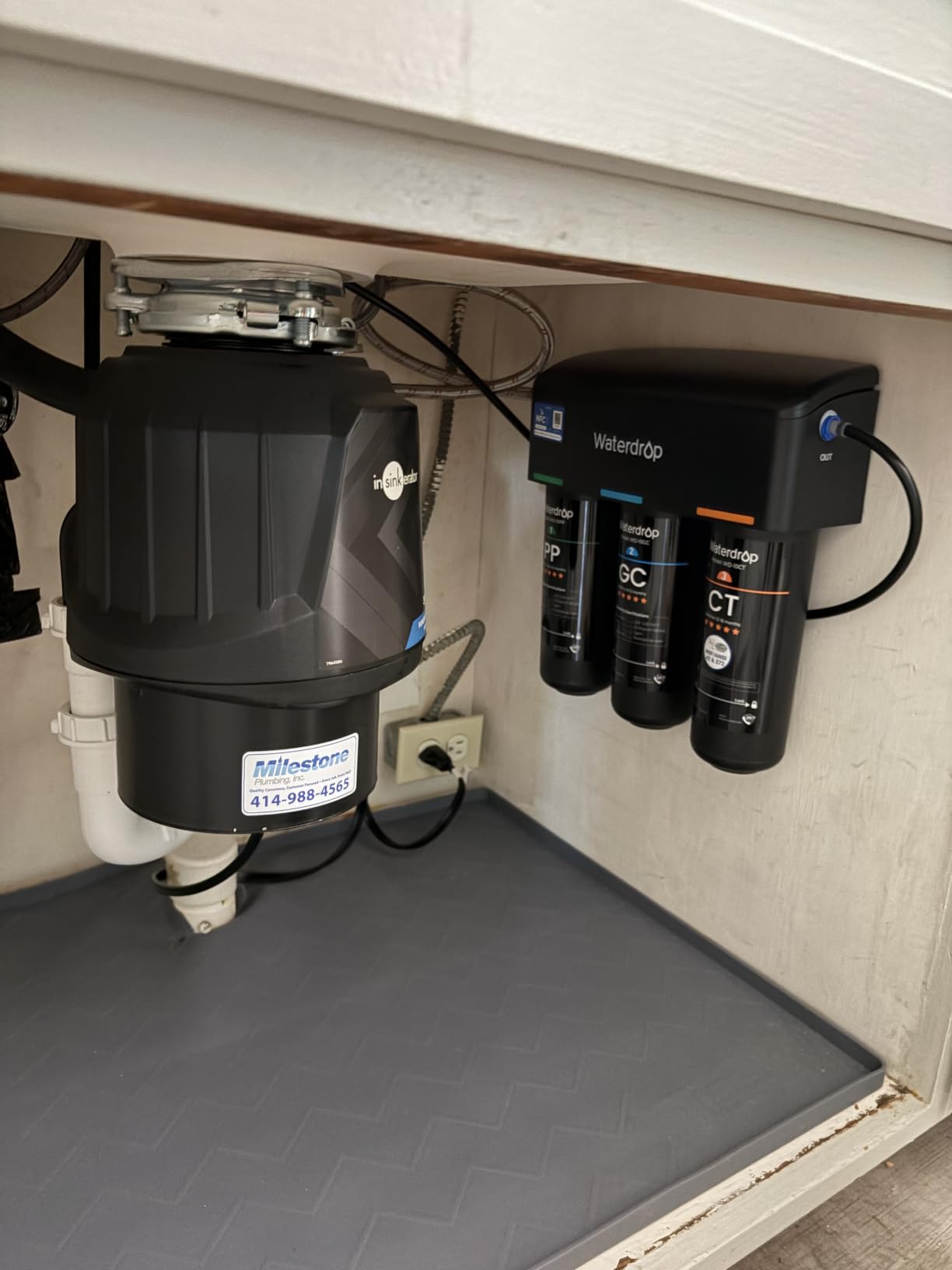 Waterdrop TSA 8 Layer Under Sink Water Filter System, NSF/ANSI 42 Certified | Reduces PFAS, PFOA/PFOS, Fluoride, Chlorine, Bad Taste & Odor, Direct Connect to Faucet, Under Sink Water Filtration System customer photo 1