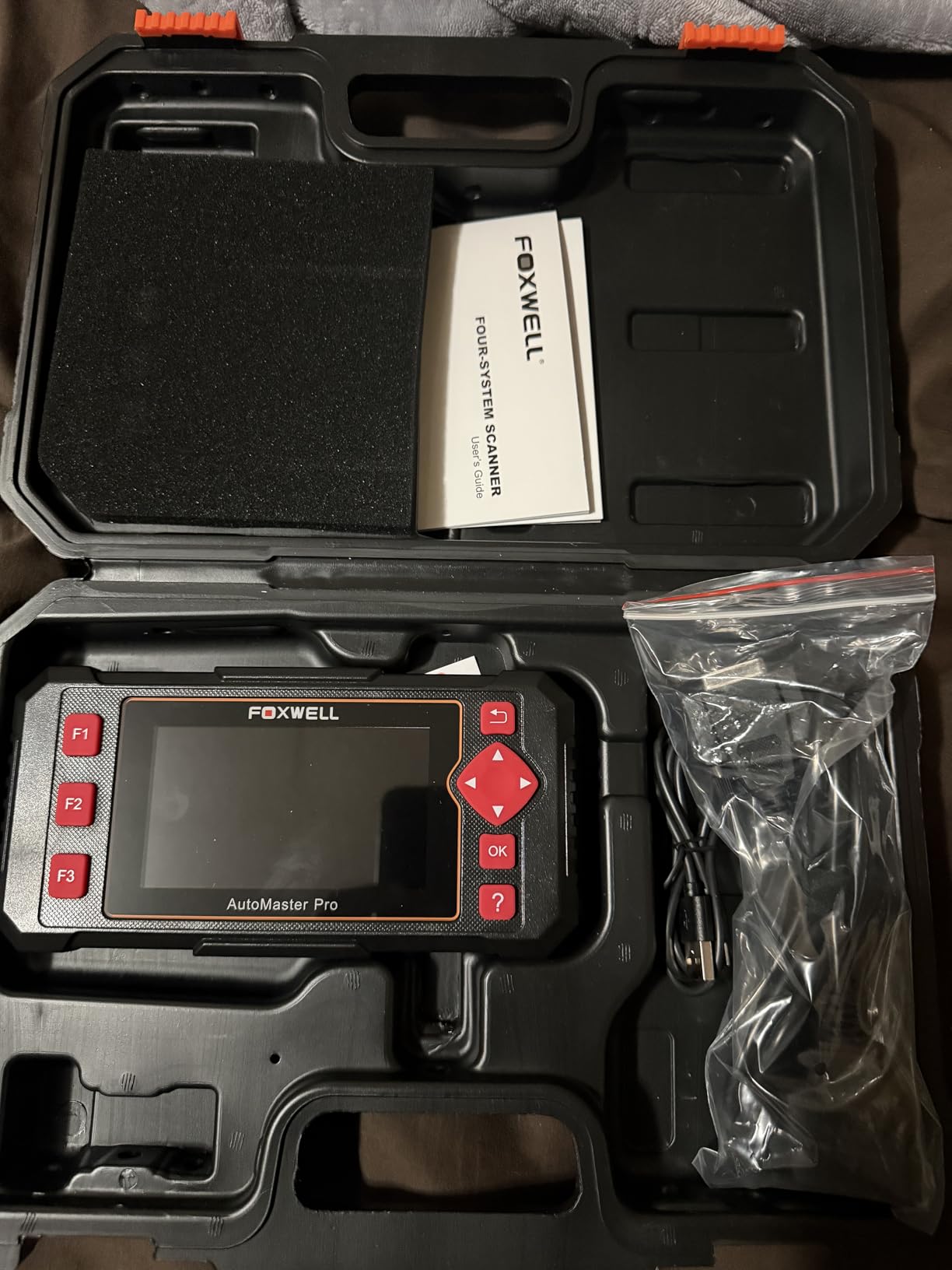 FOXWELL Car Scanner NT604 Elite OBD2 Scanner ABS SRS Transmission | Check Engine Code Reader for Cars and Trucks, Diagnostic Scan Tool with SRS Airbag, Automotive Diagnostic Tool with Live Data customer photo 2