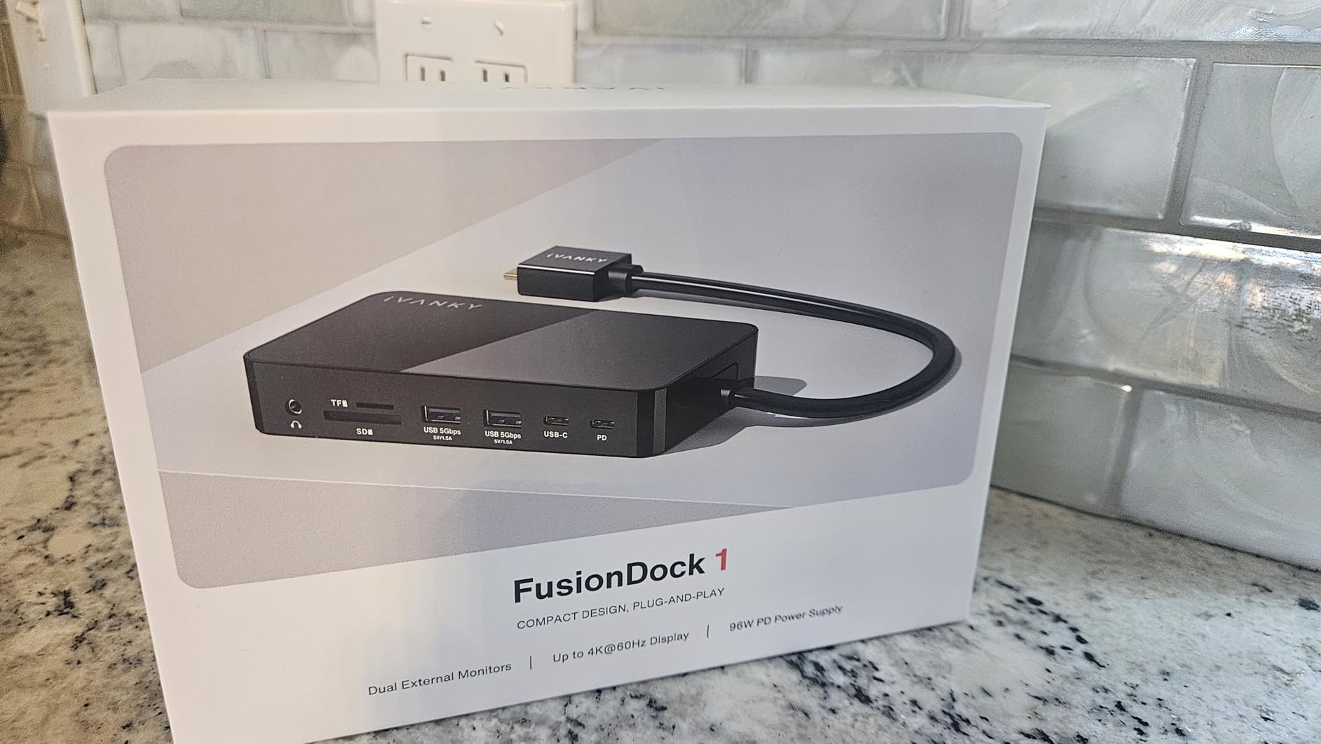 iVANKY 12-in-2 FusionDock 1 for MacBook Pro Docking Station | Dual 4K@120Hz Monitor for M3/M4/M5/M2/M1 Pro/Max MacBook, 150W AC, SD/TF, USB, RJ45, 5Gbps customer photo 2
