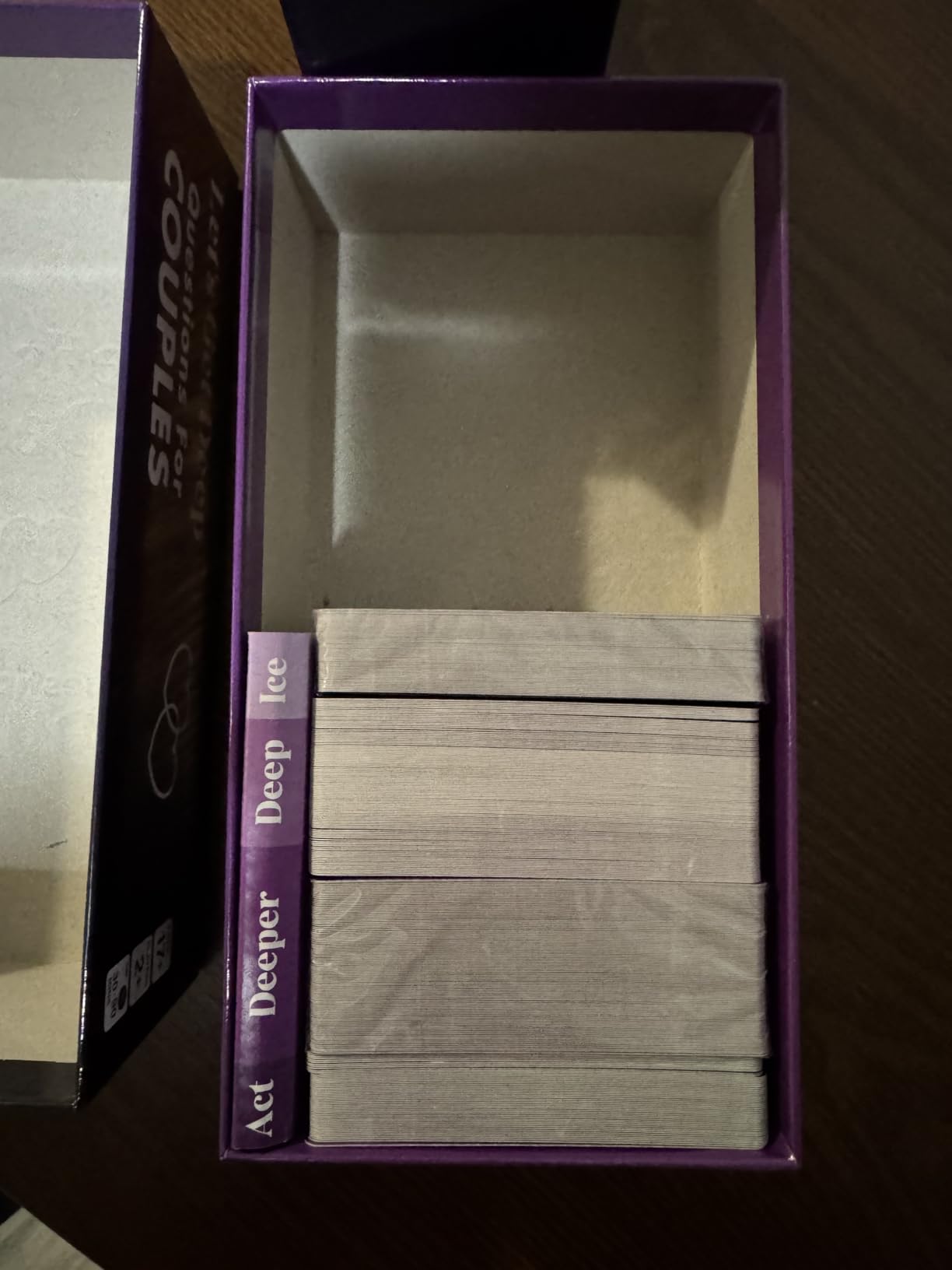 Let's Get Deep, A Question Card Game for Couples by Relatable | Great for Date Night Ideas, Couples Gifts, and Long Distance Relationship Games, Includes 200 Cards customer photo 1