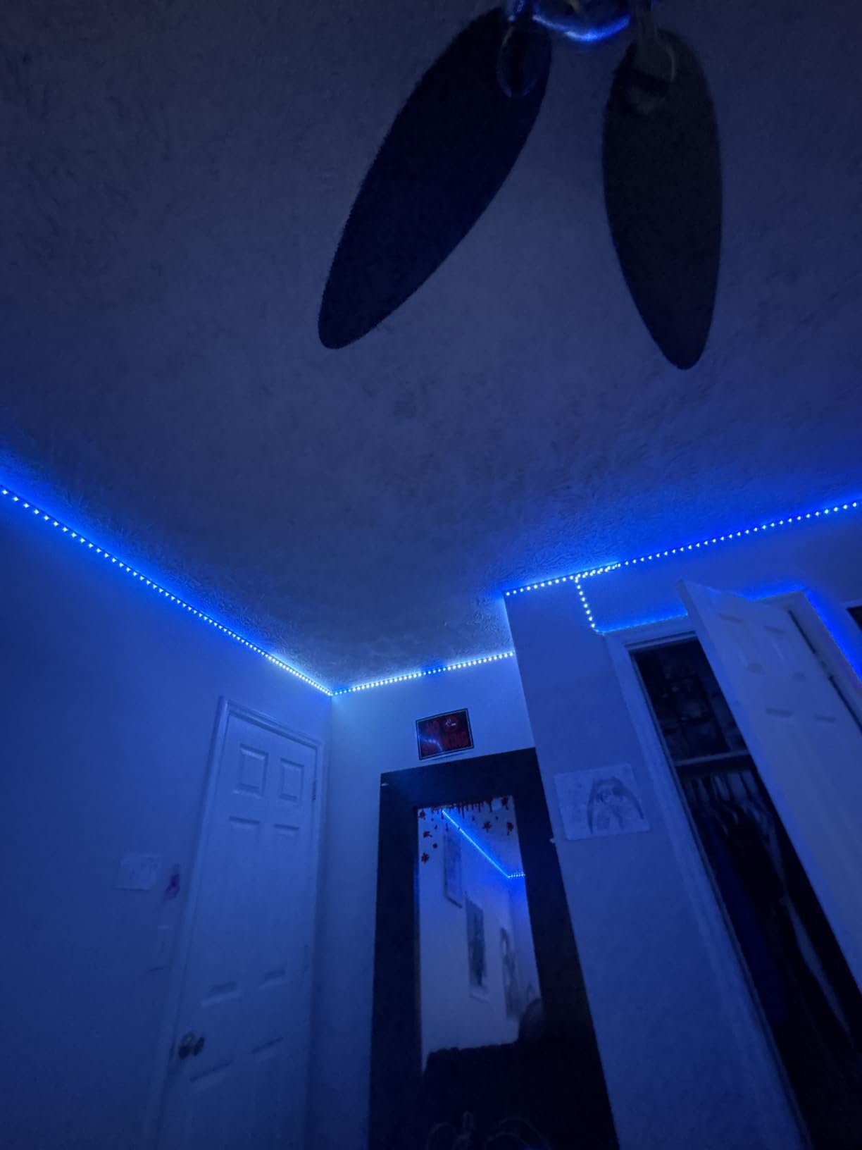 Govee 65.6ft RGBIC LED Strip Lights, Smart App Control Light for Bedroom | Bluetooth Color Changing LED Lights, DIY Segmented Color, Enhanced Music Sync for Bedroom, Kitchen and Home Decor customer photo 2