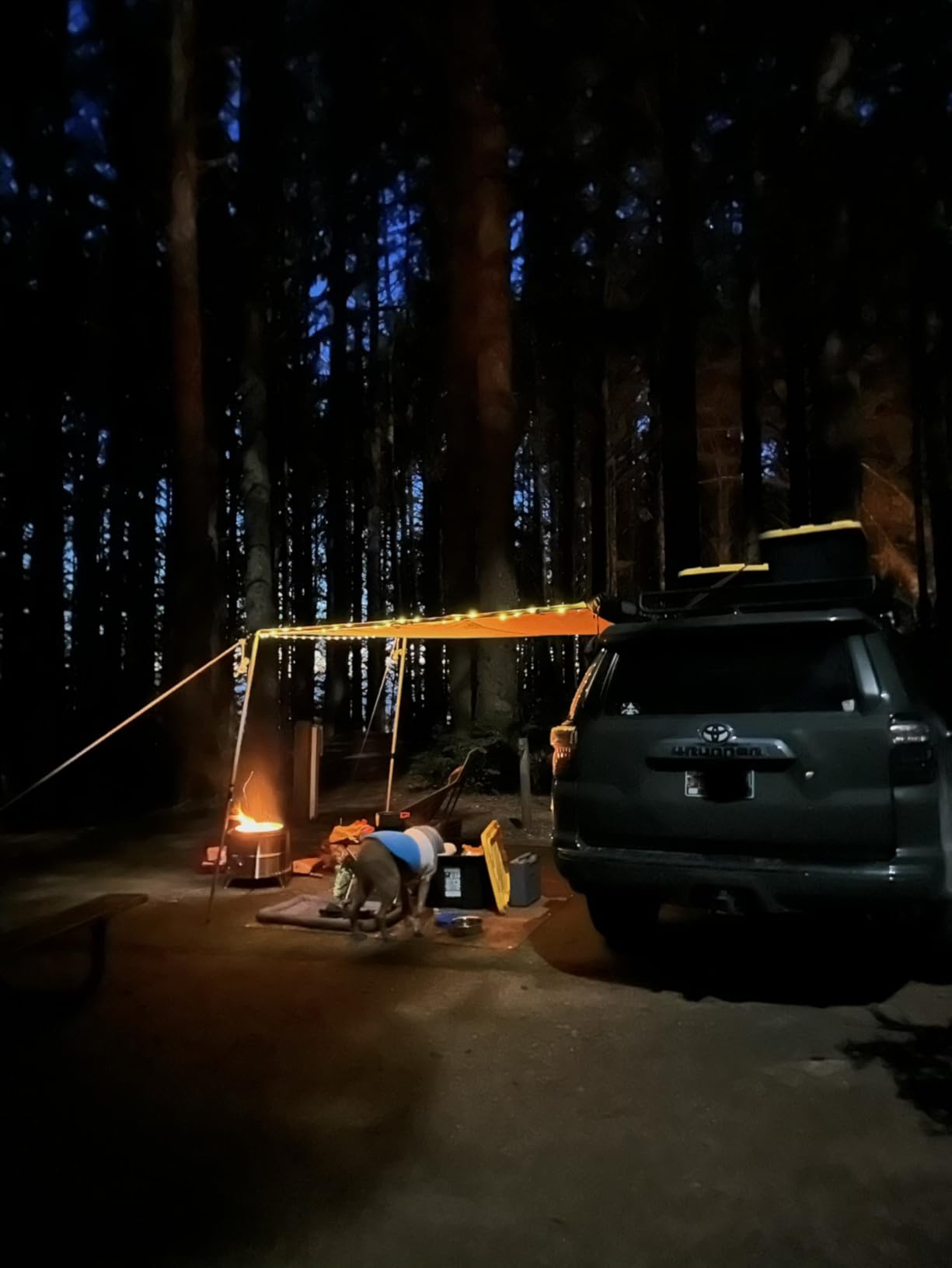 Timber Ridge Car Awning Camper Awning 8.2X6.5ft, Waterproof PU10000mm UV50+ Rooftop Overland Camping, Retractable Side Tent Shade customer photo 2