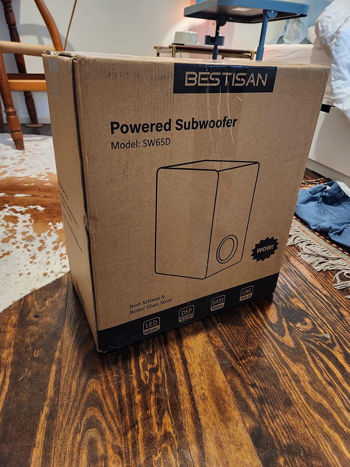 Bestisan Powered Subwoofer, 6.5