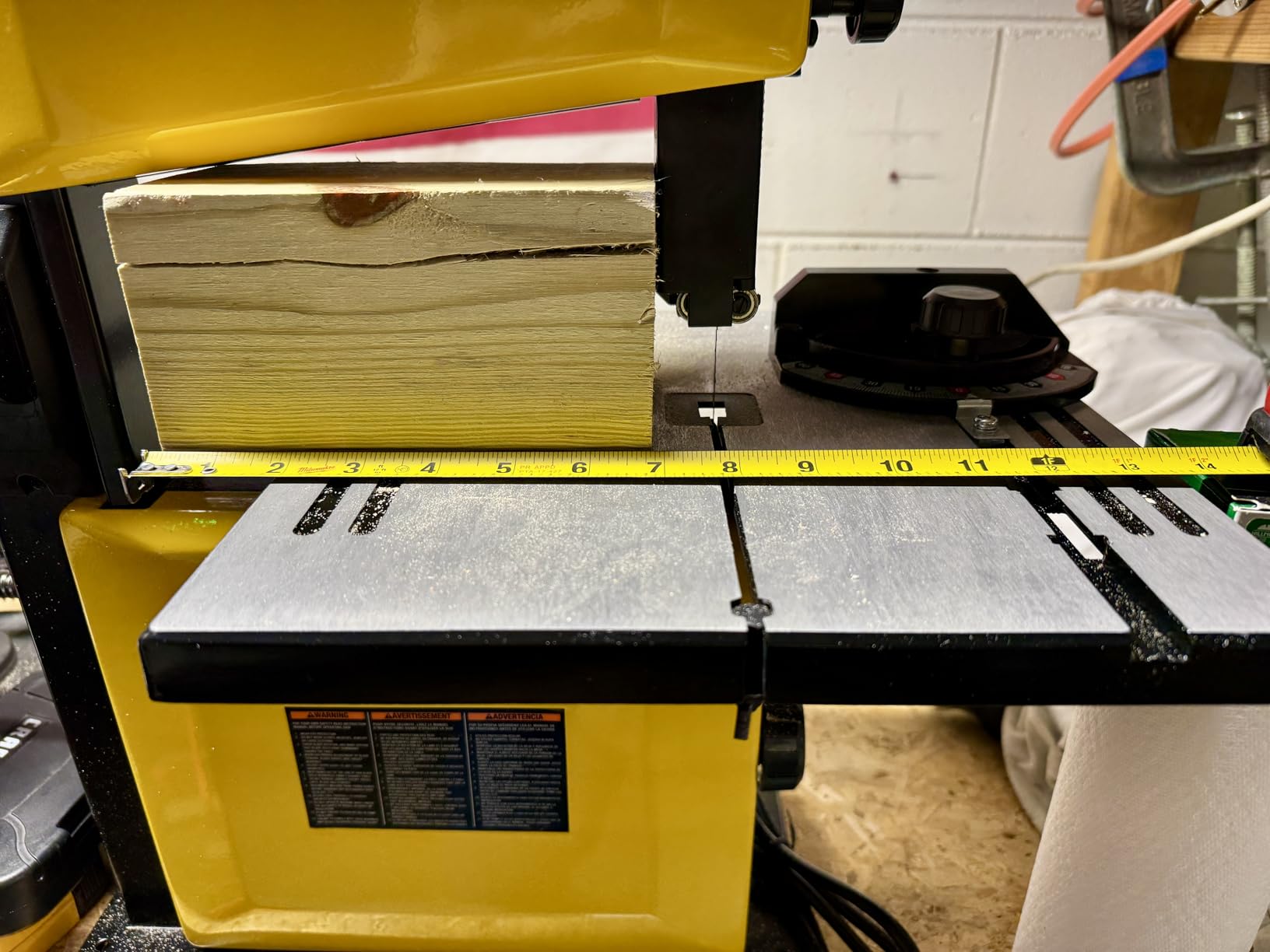 WOODSKIL 9-Inch Band Saw, 3-Amp Benchtop Bandsaw, 2500 FPM Blade Speed | 3-1/2-Inch Cutting Depth, 9-Inch Cutting Width, 0-45° Cast Aluminum Table and Steel Base, Ideal Bandsaw for Woodworking customer photo 2