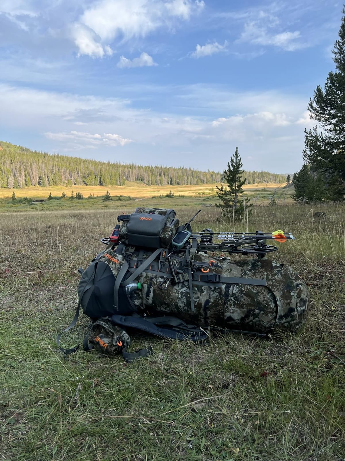 SPIKA Hunting Backpacks for Men, Meat Hauler Frame Pack with Rifle Holder, 40L/80L Extendable + Capacity for Bow Rifle Gun customer photo 2
