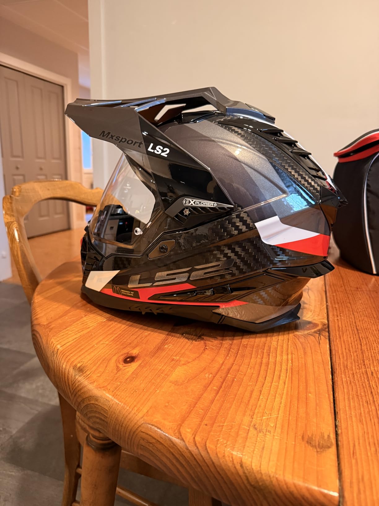 LS2 Helmets Explorer Carbon Adventure Helmet customer photo 1