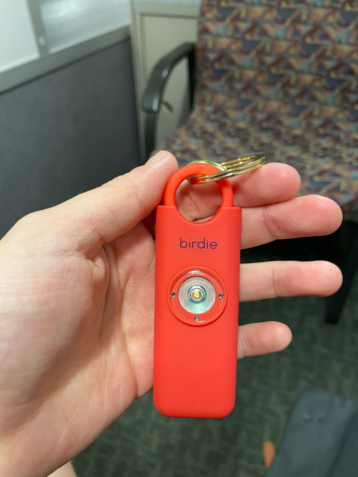 She's Birdie - The Original Personal Safety Alarm for Women by Women - Loud Siren, Strobe Light and Key Chain in a Variety of Colors (Aqua) customer photo 2