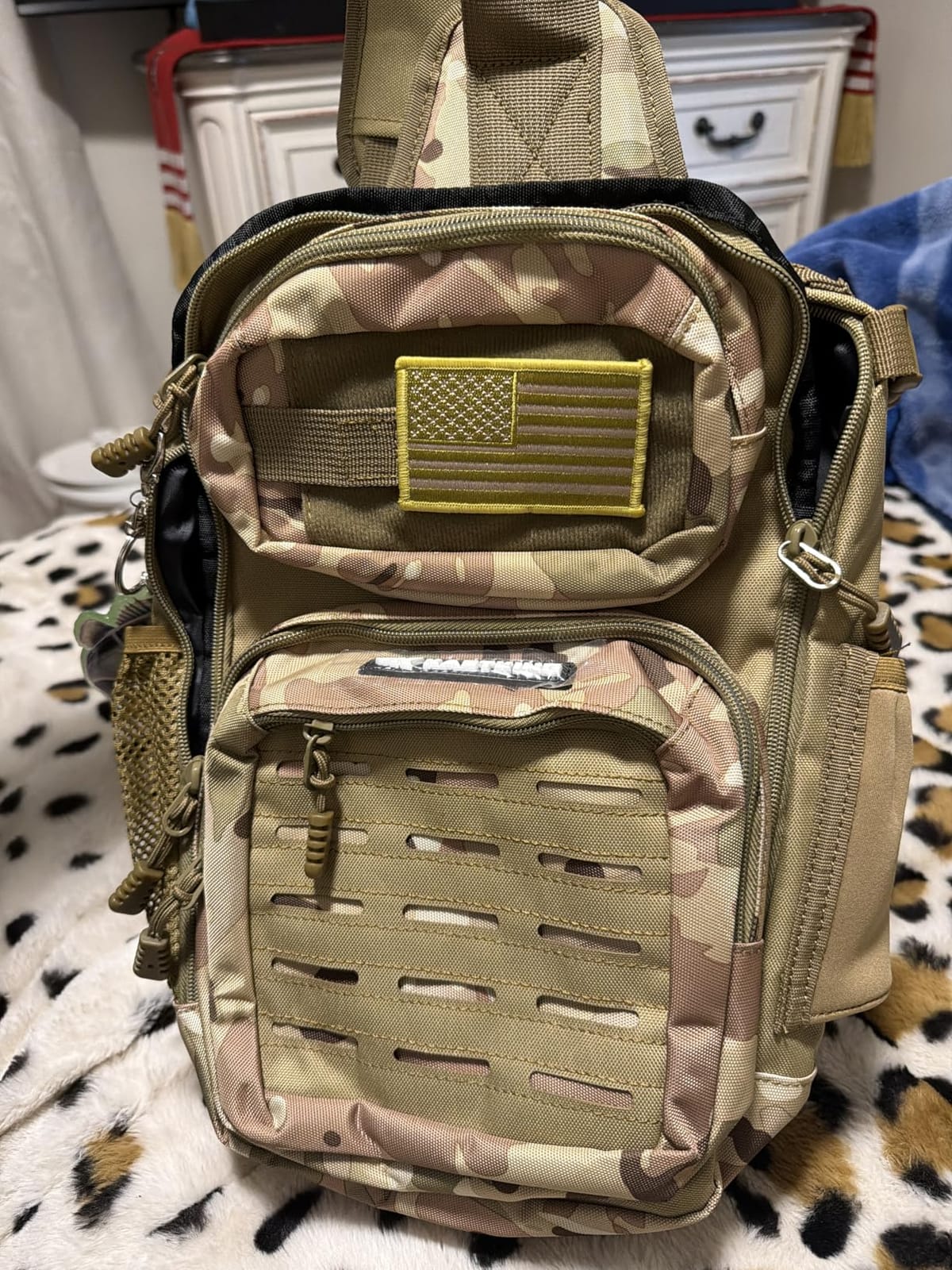 KastKing Blowbak Fishing Sling Bag, Fishing Backpack with Rod Holder customer photo 2
